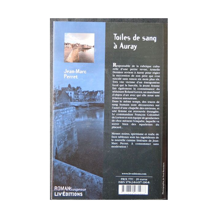 Toiles de sang à Auray écrit par Jean-Marc Perret aux éditions Liv'Editions - F006