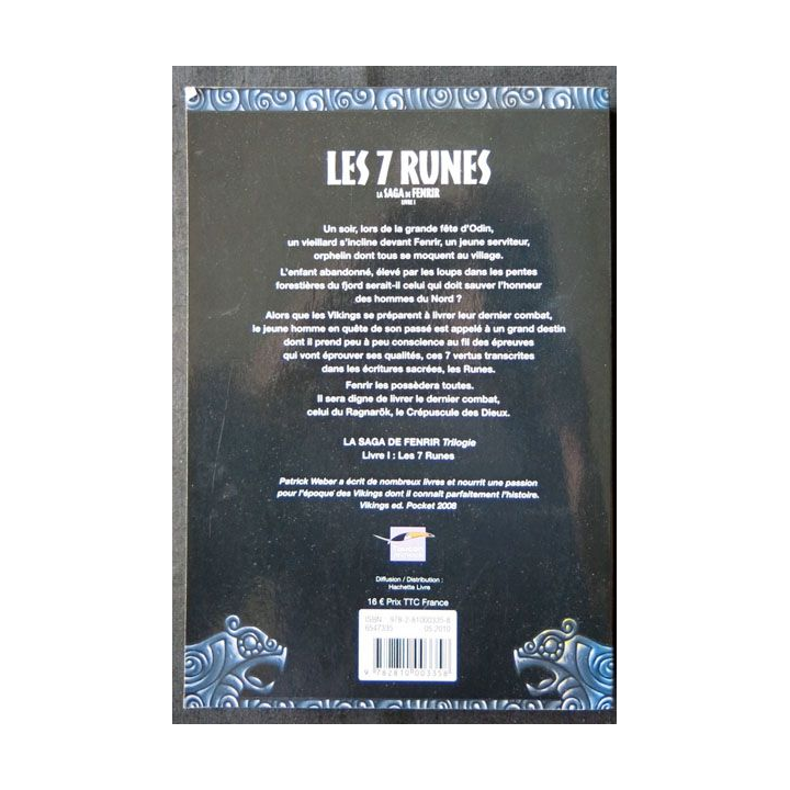 Les 7 runes La saga de l'enfer livre 1 écrit par Patrick Weber aux éditions Hachette - F006
