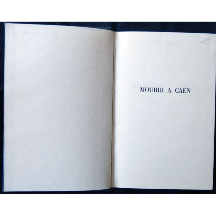 Mourir à Caen écrit par Alain Pipet aux éditions Presses de la Cité - F007