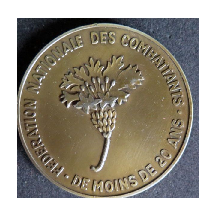 Médaille de la fédération nationale des combattants de moins de 20 ans