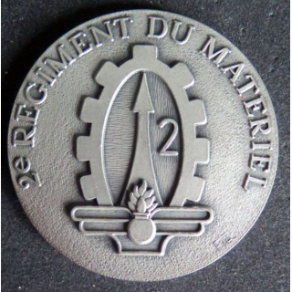 Médaille du 2° Régiment de matériel de 7,3 cm de diamètre