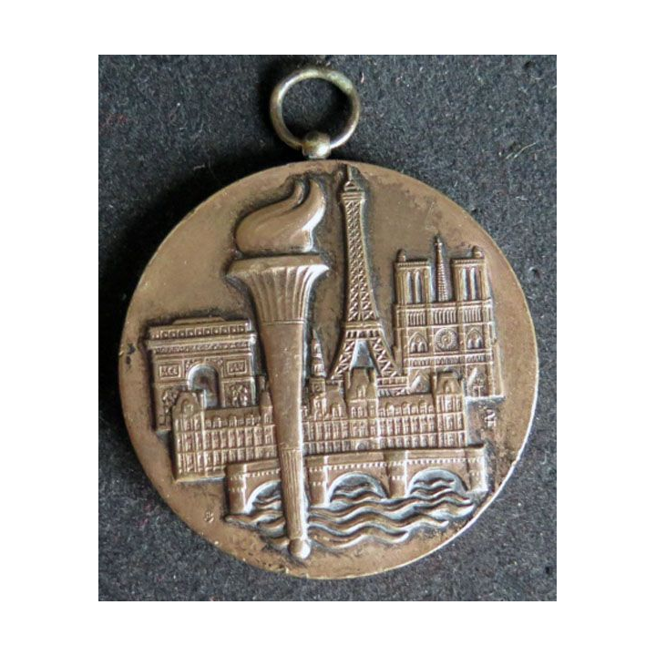 Médaille en bronze de la ville de Paris de 5 cm de diamètre