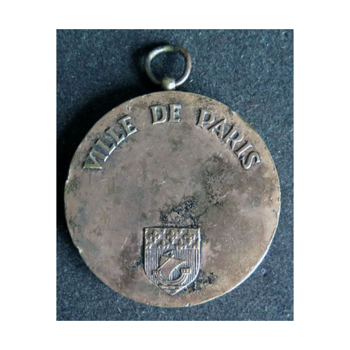 Médaille en bronze de la ville de Paris de 5 cm de diamètre
