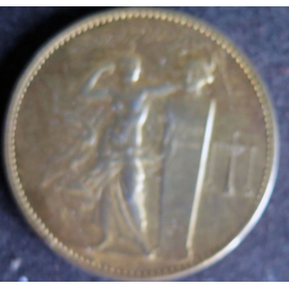 Médaille en vermeil de l'union industries chimiques attribuée en 1998