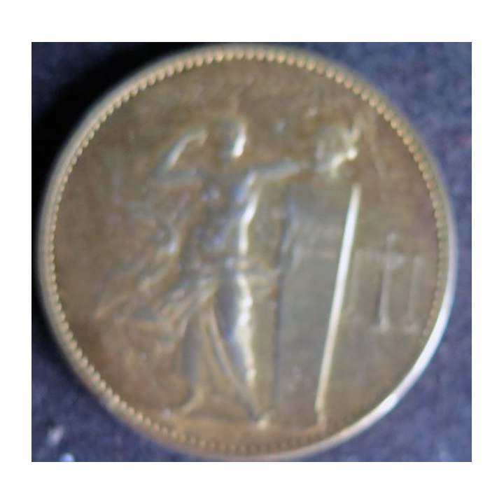 Médaille en vermeil de l'union industries chimiques attribuée en 1998