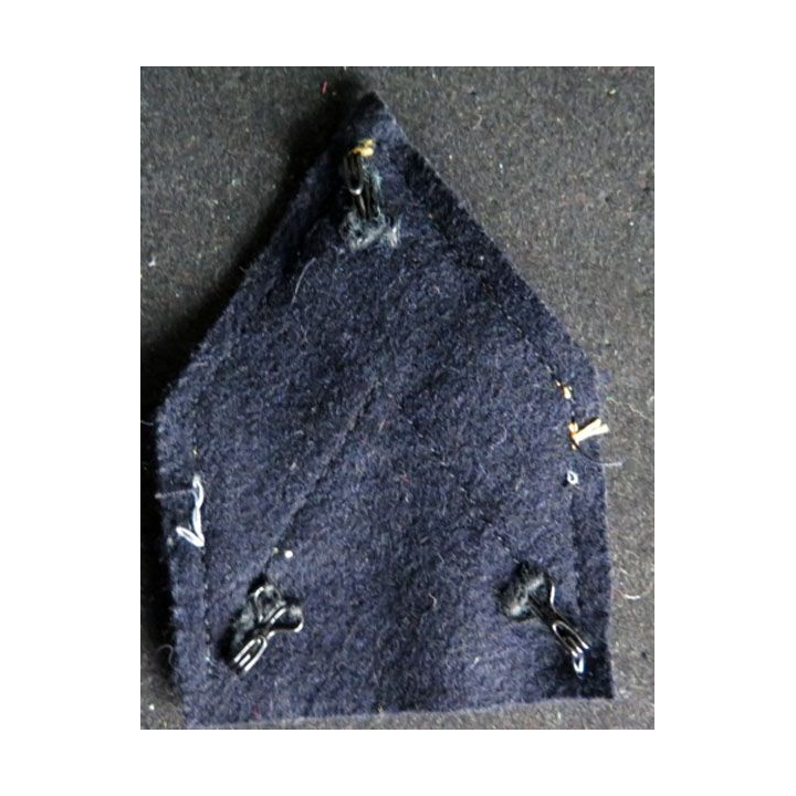 Galon de caporal chef PDL transmissions sur tissu bleu noir avec crochets