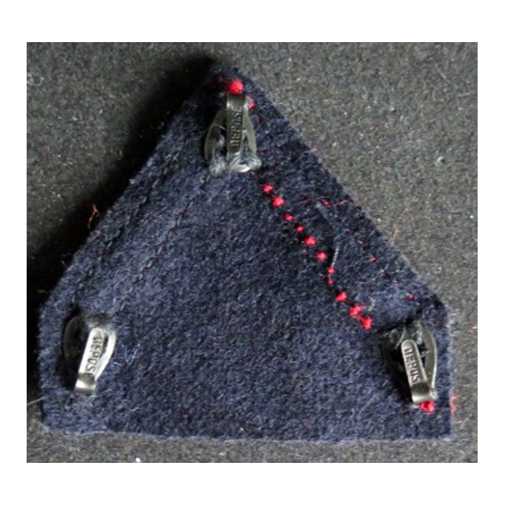 Galon de 1° Classe PDL sur tissu bleu noir avec crochets