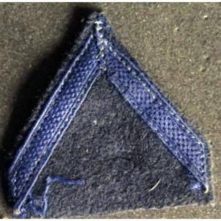 Galon de 1° Classe PDL bleu noir sur tissu bleu noir