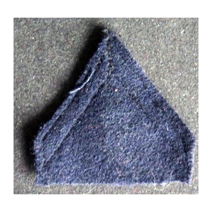 Galon de 1° Classe PDL bleu noir sur tissu bleu noir