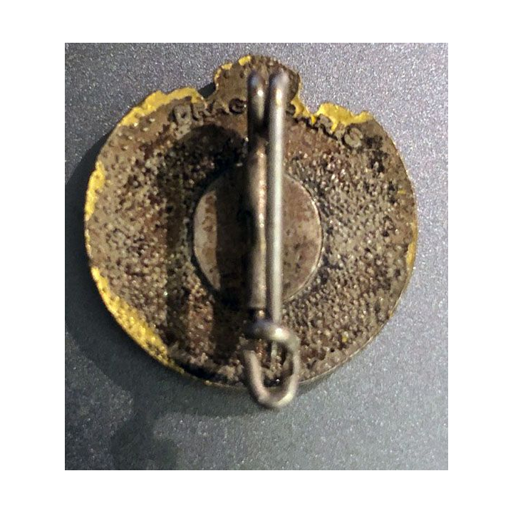 8° RSA : insigne miniature métallique du 8° régiment de spahis algériens de fabrication Drago en émail (L59)