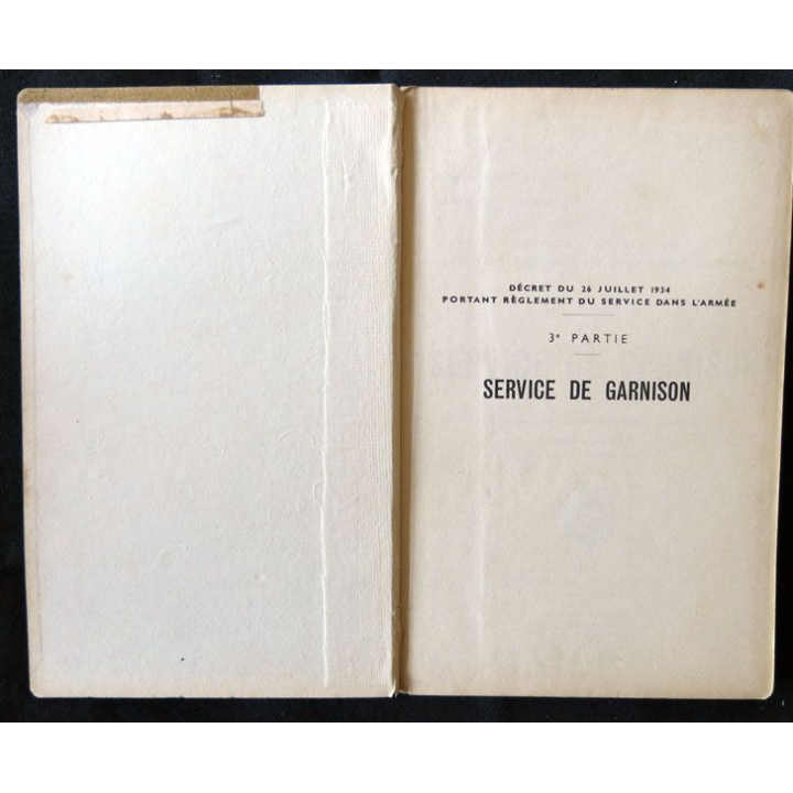 Service de garnison TTA 144  du secrétariat d'état à la guerre 3° Bureau éditions Lavauzelle & Cie  - F007