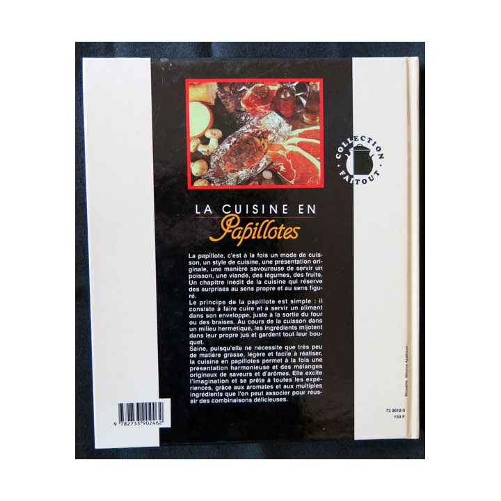 La cuisine en papillotes écrit par Sylvie Girard aux éditions Jacques Grancher - F007