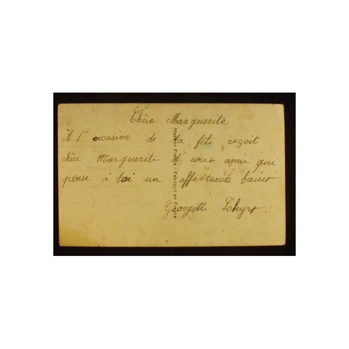 CARTE DE BONNE FÊTE