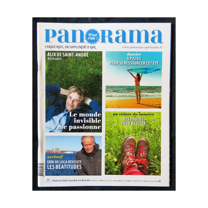 PANORAMA : Magazine Panorama N° 531 Juillet-Aout 2016 éditions Bayard - F007