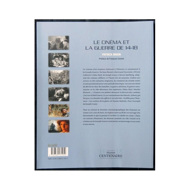 Le cinéma et la guerre de 14-18 écrit par Patrick Brion aux éditions Riveneuve - F007