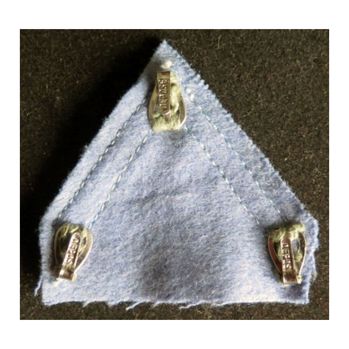 Galon de sergent PDL sur tissu bleu clair avec crochets