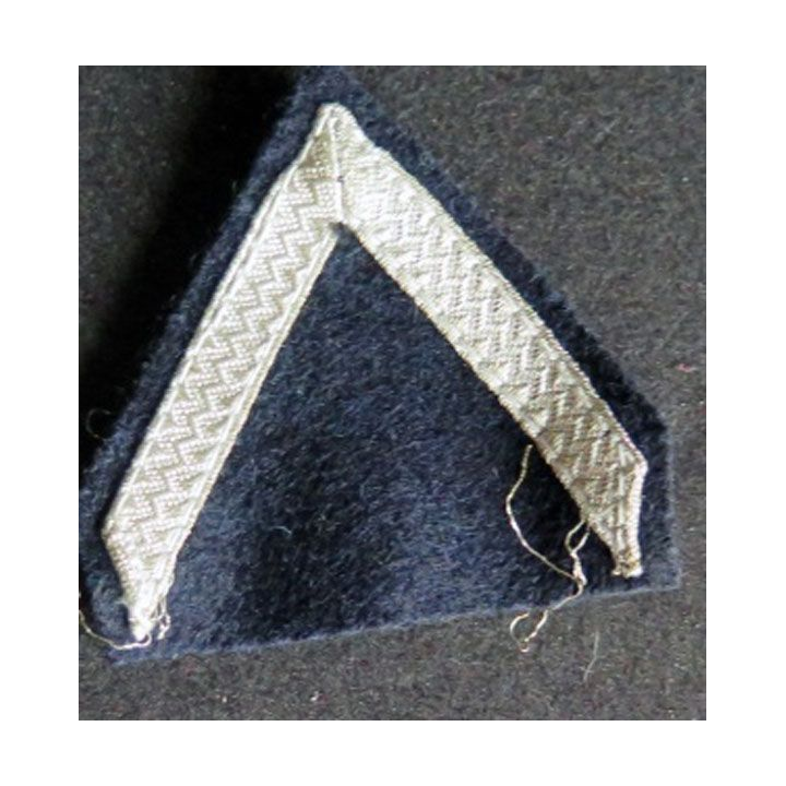 Galon de sergent PDL sur tissu noir avec crochets
