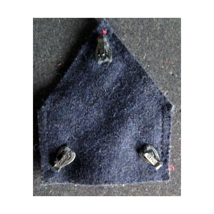 Galon de caporal PDL sur tissu bleu noir avec crochets