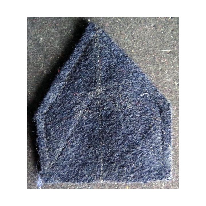 Galon bleu nuit de caporal PDL sur tissu noir