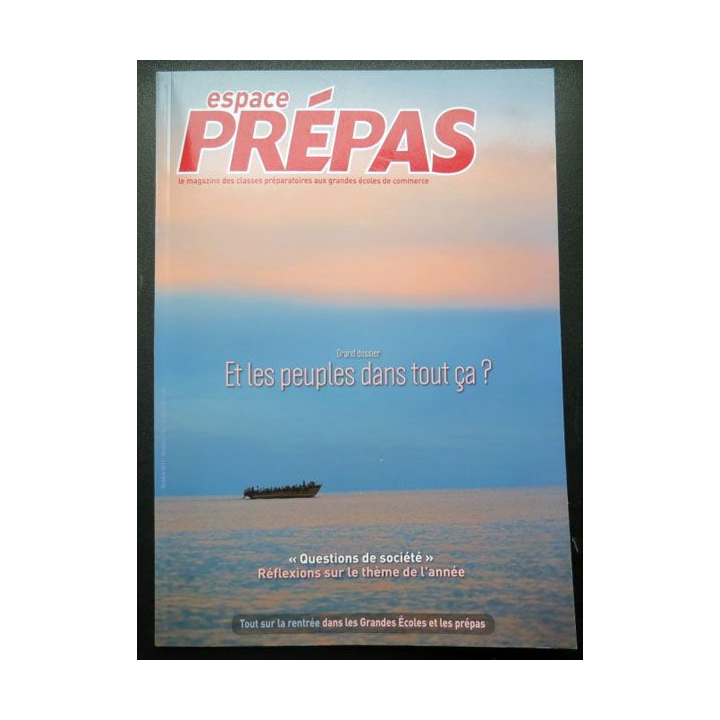 Espace Prépas n°139 2011 Et les peuples dans toute ça ?