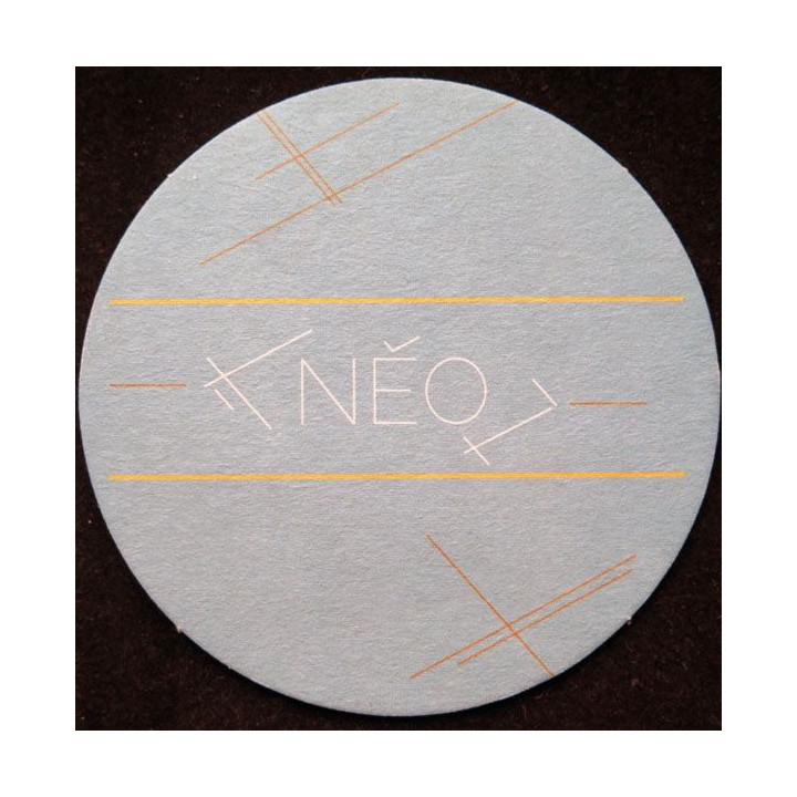 DESSOUS DE VERRE A BIÈRE : Néo de diamètre 9 cm
