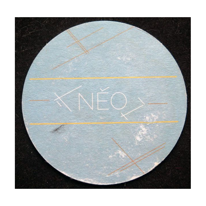 DESSOUS DE VERRE A BIÈRE : Néo de diamètre 9 cm