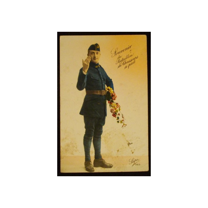 SOUVENIR DU BATAILLON DE CHASSEURS A PIEDS