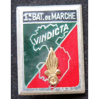 1° REI 1° Bataillon marche VINDICTA 1° régiment étranger d'infanterie