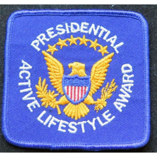 USA : patch du présidentiel active lifestyle award hauteur 7,5 cm