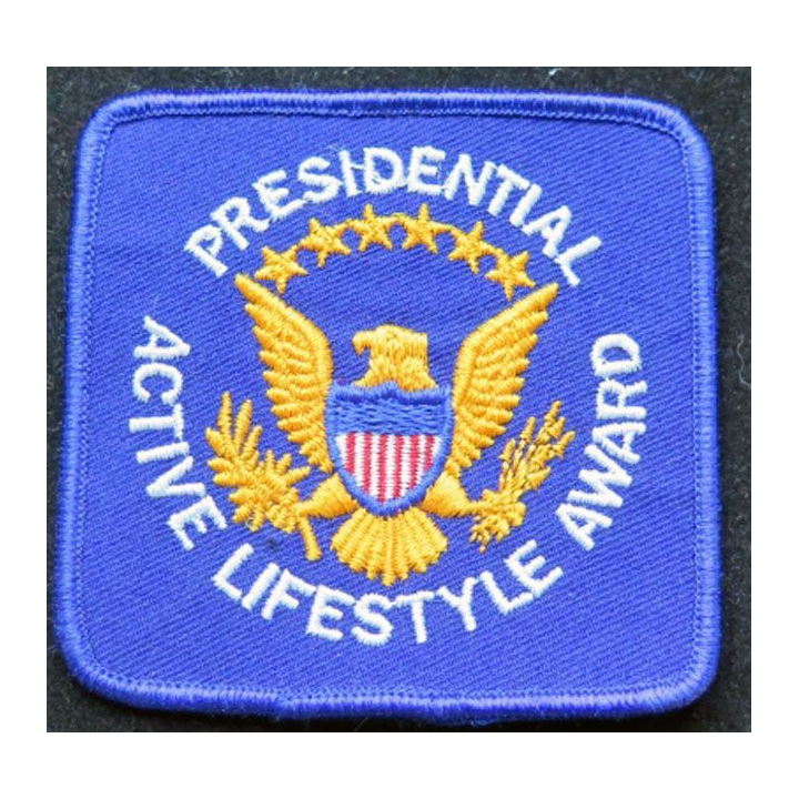 USA : patch du présidentiel active lifestyle award hauteur 7,5 cm