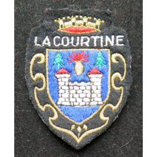 insigne tissu de la Courtine hauteur 7,5 cm