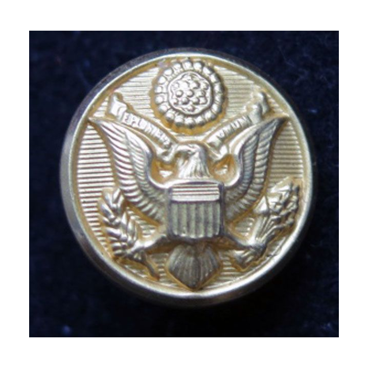 bouton d'uniforme de l'US Army Force diamètre 1,6 cm Waterbury button CT USA