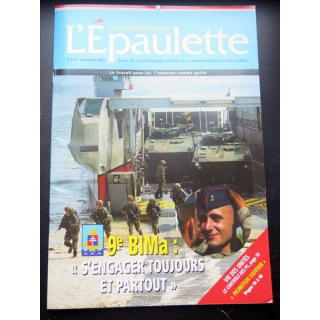 L'ÉPAULETTE n° 210 Septembre 2020 : Revue de l'épaulette sur le 9° BIMA