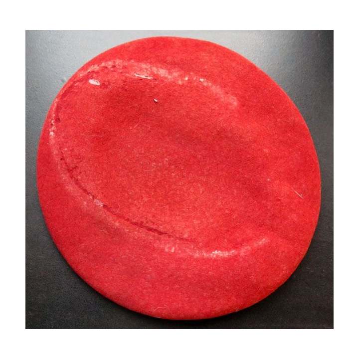 Béret rouge des parachutistes RPIMA Pebeo  Nay avec insigne Drago paris 1996  T. 55