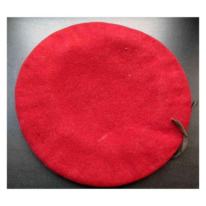 Béret rouge des chasseurs parachutistes RCP Pebeo avec insigne T 56
