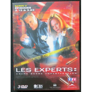 DVD : LES EXPERTS Saison 3 (épisodes 3.13 à 3.23 3 DVD) 