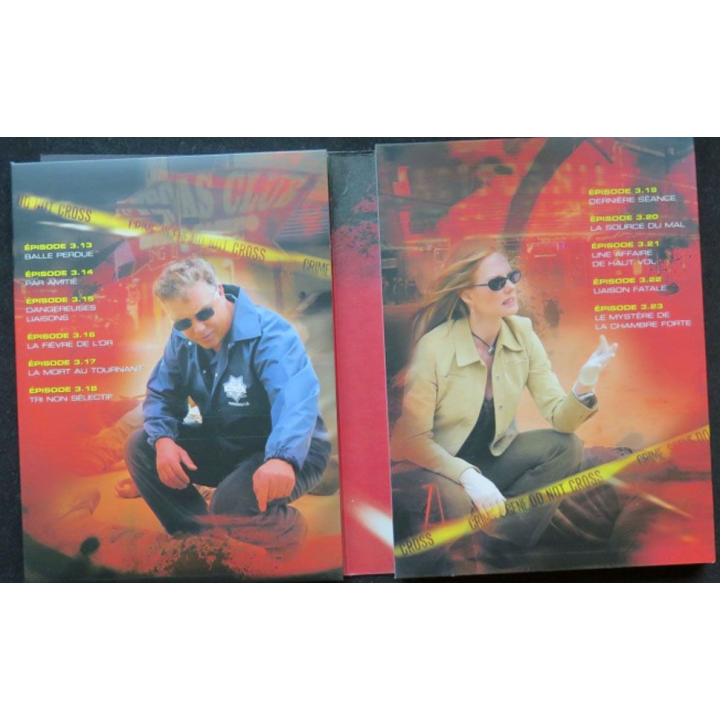 DVD : LES EXPERTS Saison 3 (épisodes 3.13 à 3.23 3 DVD) 