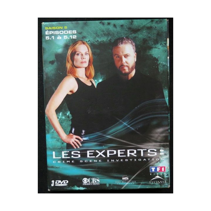 DVD : LES EXPERTS Saison 5 (épisodes 5.1 à 5.12 3 DVD)