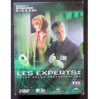DVD : LES EXPERTS Saison 2 (épisodes 2.13 à 2.23 3 DVD) 