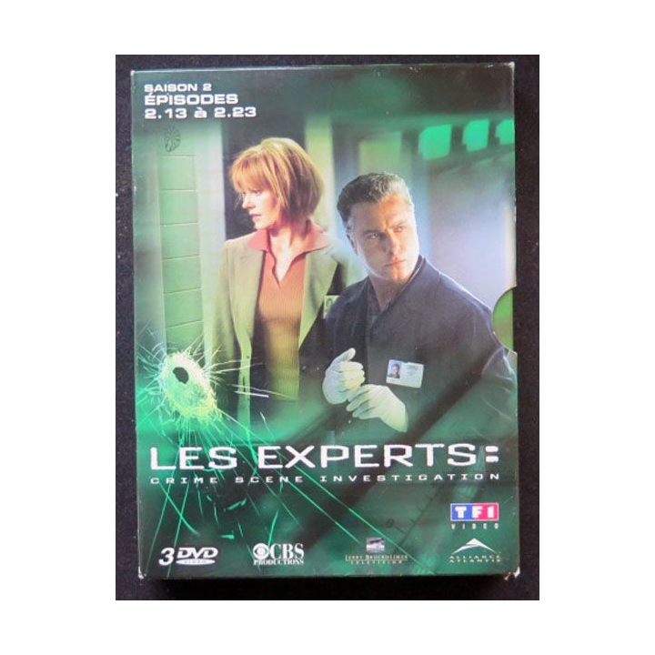 DVD : LES EXPERTS Saison 2 (épisodes 2.13 à 2.23 3 DVD) 