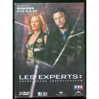 DVD : LES EXPERTS Saison 4 (épisodes 4.13 à 4.23 3 DVD) 
