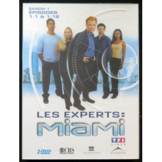 DVD : LES EXPERTS MIAMI Saison 1 (épisodes 1.1 à 1.12 3 DVD)