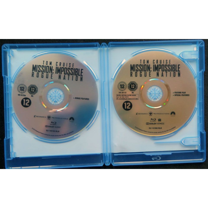 DVD BLU-RAY : Mission impossible 5 avec Tom Cruise