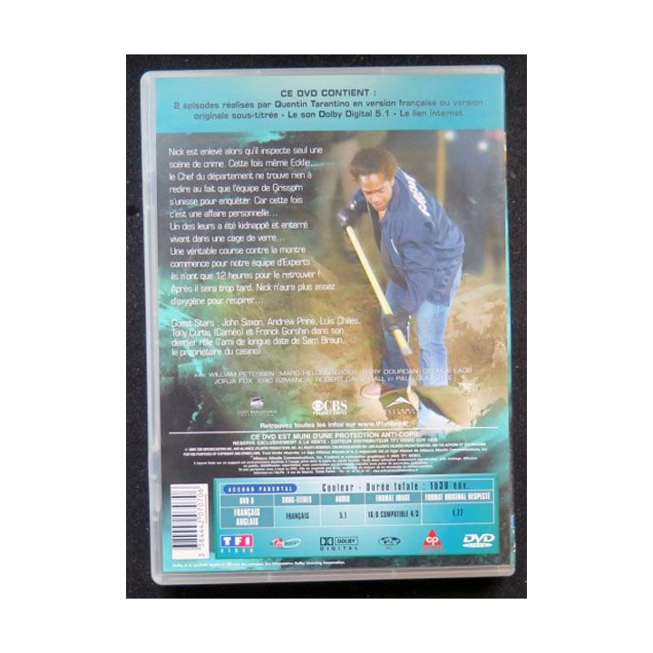DVD : LES EXPERTS jusqu'au dernier souffle 1 DVD