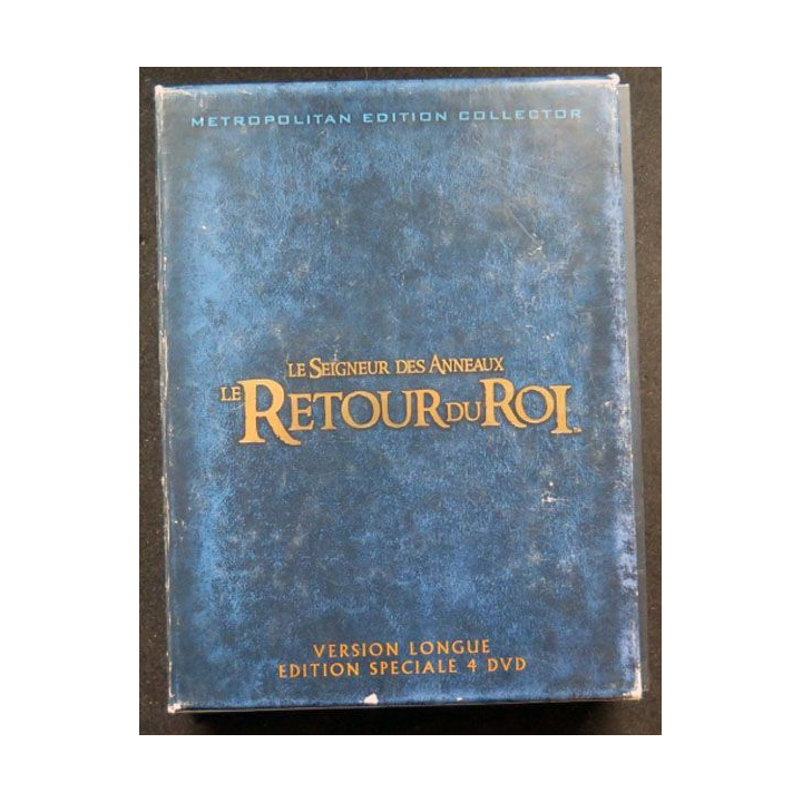 DVD : Le Seigneur des anneaux Le retour du Roi version longue (4 DVD)