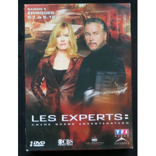 DVD : LES EXPERTS Saison 6 (épisodes 6.1 à 6.12 3 DVD) 