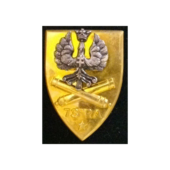 73° RA : 73° RÉGIMENT D'ARTILLERIE DEUX PIÈCES GROS CANONS