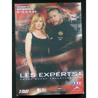 DVD : LES EXPERTS Saison 6 (épisodes 6.13 à 6.24 3 DVD) 