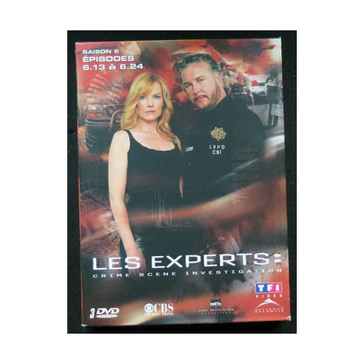 DVD : LES EXPERTS Saison 6 (épisodes 6.13 à 6.24 3 DVD) 
