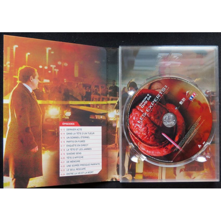 DVD : LES EXPERTS Saison 6 (épisodes 6.13 à 6.24 3 DVD) 